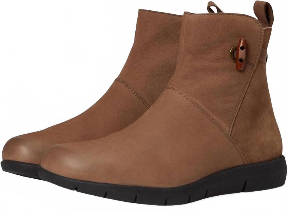 NEW SOFTWALK women's adelaide boots in stone nubuck